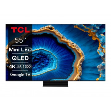 TCL Smart Τηλεόραση 55" 4K UHD QLED 55C805 HDR (2023)